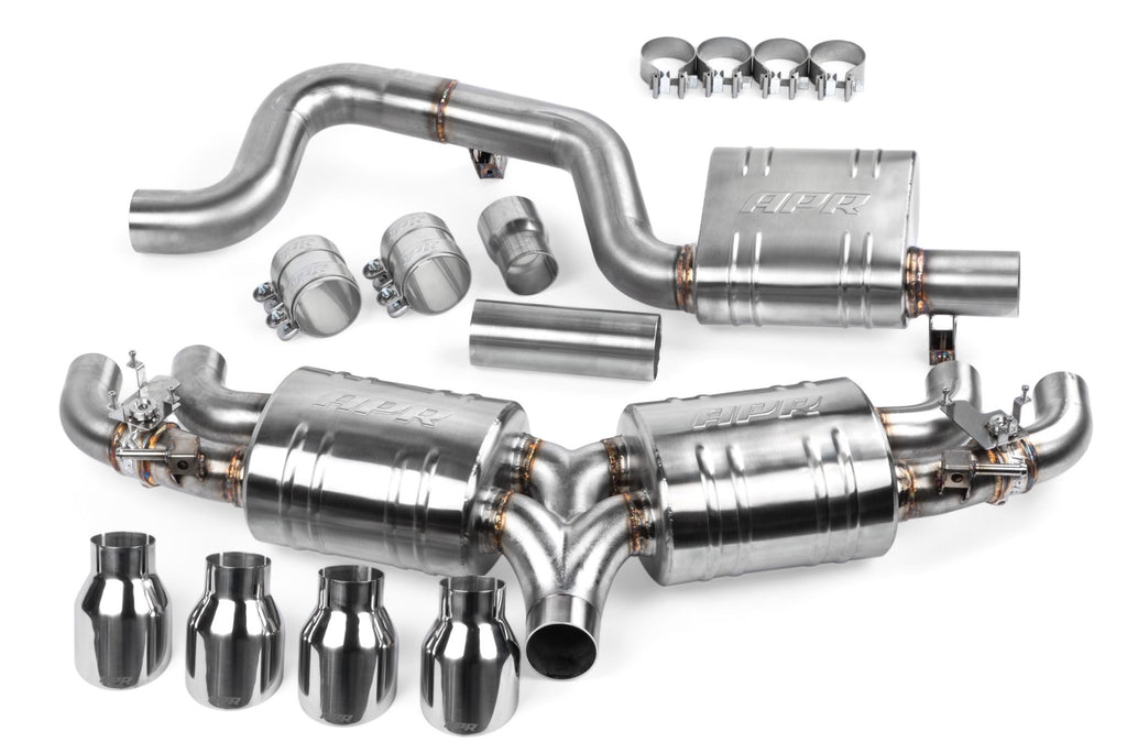 APR - APR GOLF MK7 R Catback System. UPDATED HELMHOLTZ CHAMBER. - CBK0021 - German Performance