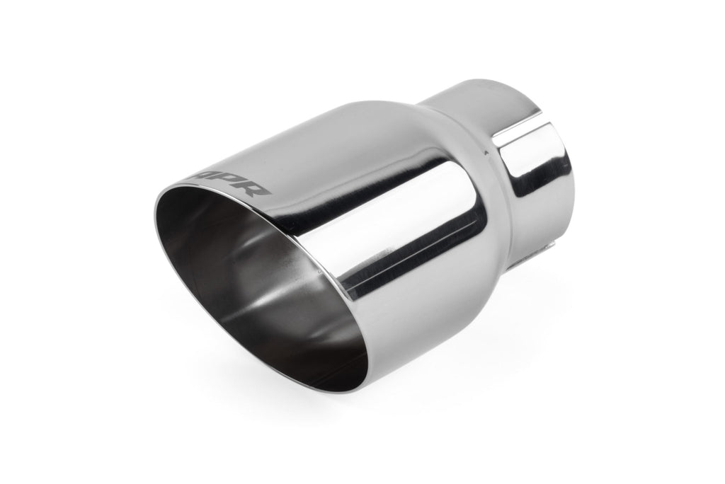 APR - APR SINGLE WALLED 3.5" SLASH-CUT TIPS. POLISHED SILVER. - TPK0005 - German Performance