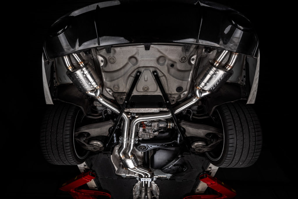 APR - APR Catback Exhaust System with Center Muffler - 4.0 TFSI - C7 RS6/RS7 - CBK0015 - German Performance