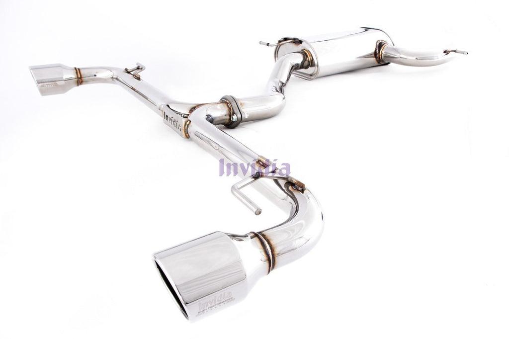 Invidia - Invidia Q300 VW MK6 GTI Cat Back Exhaust w/SS Tips - CB-HS09GF6G3S-2.0 - German Performance