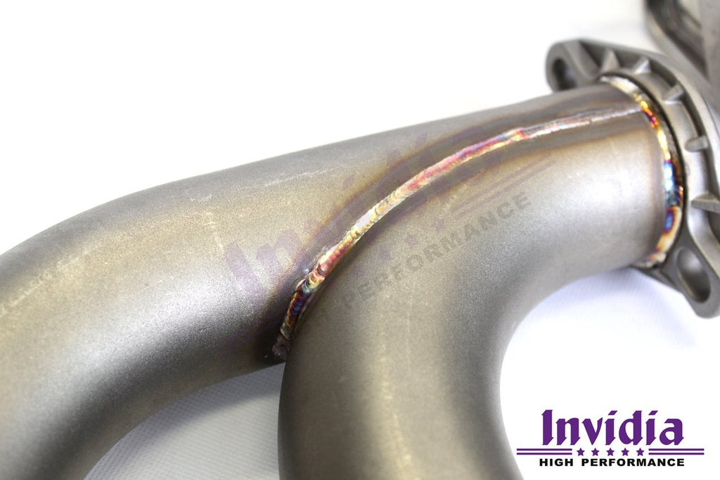 Invidia - Invidia Q300 VW MK7R Catback Exhaust w/Oval Ti Rolled Tips - CB-HS14GFRG3T - German Performance