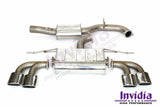 Invidia Q300 VW MK7R Turbo Back Exhaust w/Oval Ti Tips