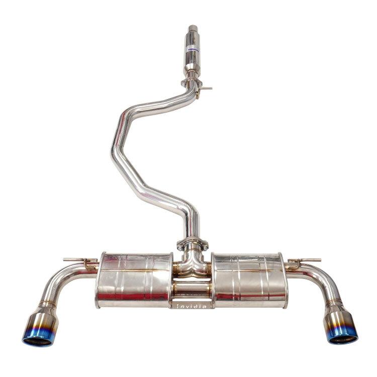 Invidia - Invidia R400 VW MK7.5 GTI Cat Back Exhaust w/Round Ti Tips - HS17GFG75QD1RT - German Performance