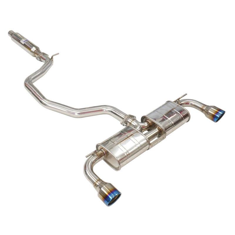 Invidia - Invidia R400 VW MK7.5 GTI Cat Back Exhaust w/Round Ti Tips - HS17GFG75QD1RT - German Performance